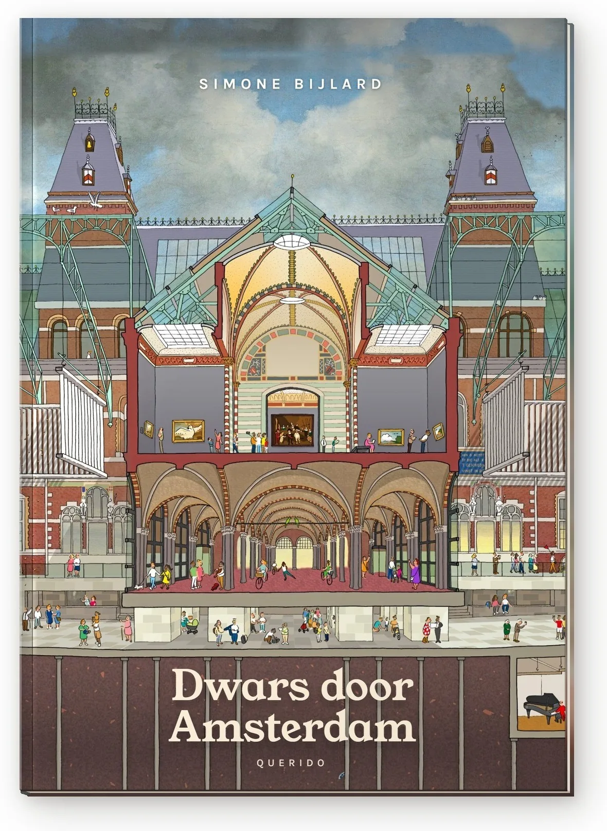 Het boek Dwars door Amsterdam, herziene editie