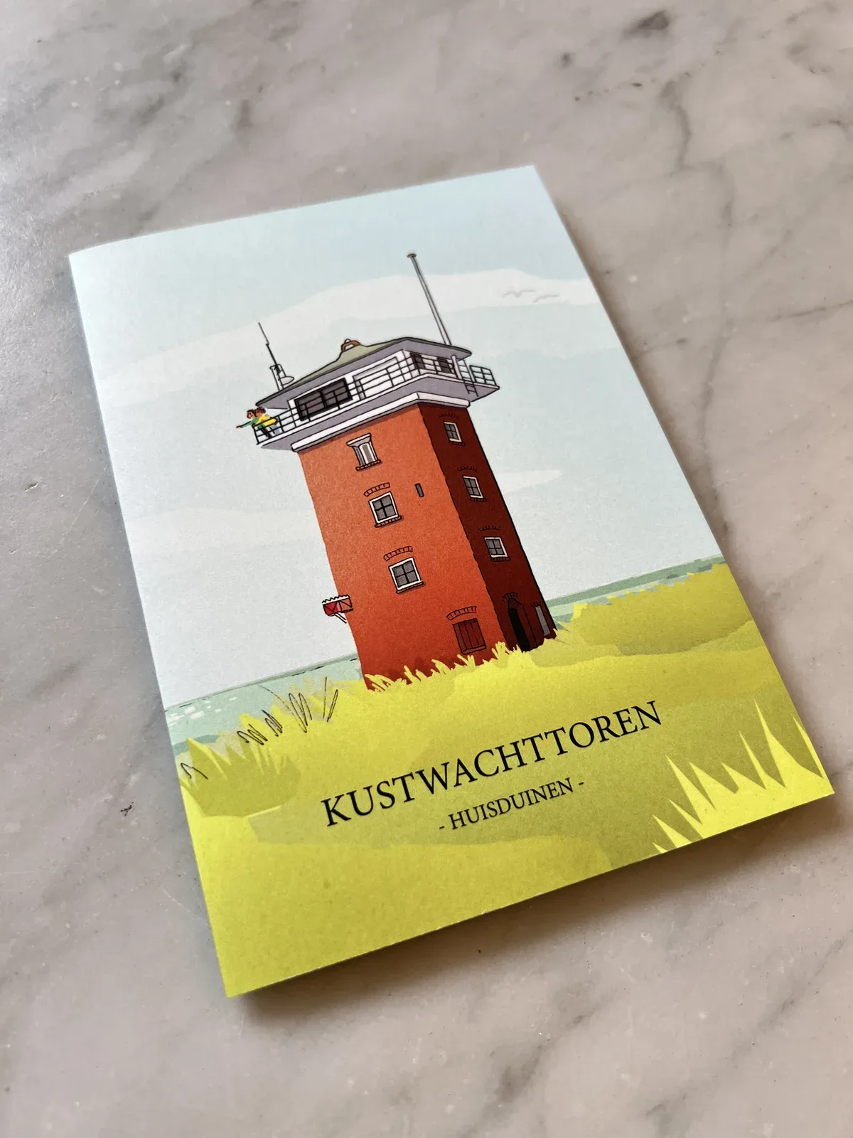 Kaart Kustwachttoren in Huisduinen